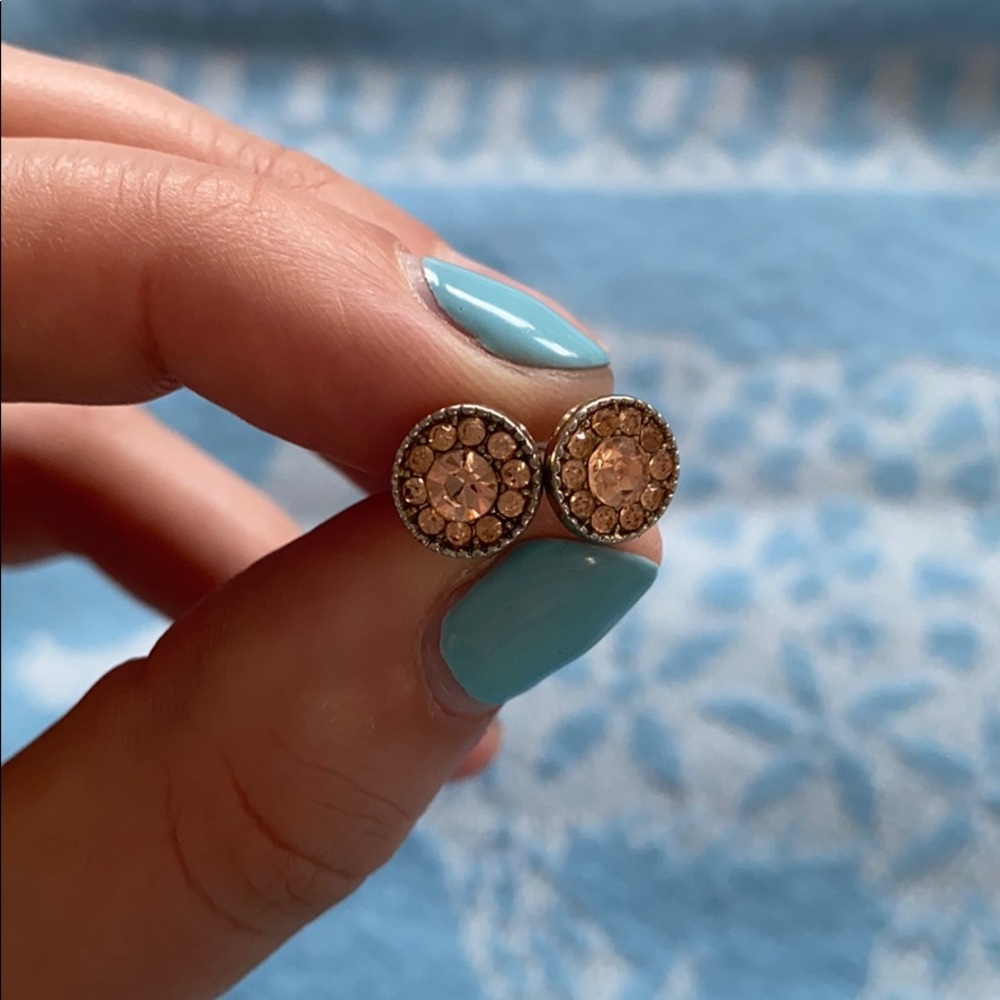 Dusty Orange studs